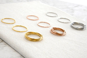 Goddess Collection - Rose Gold Ring Set