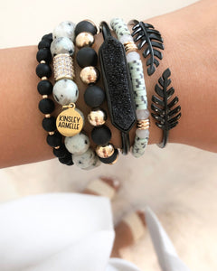 Bangle Collection - Black Raven Quartz