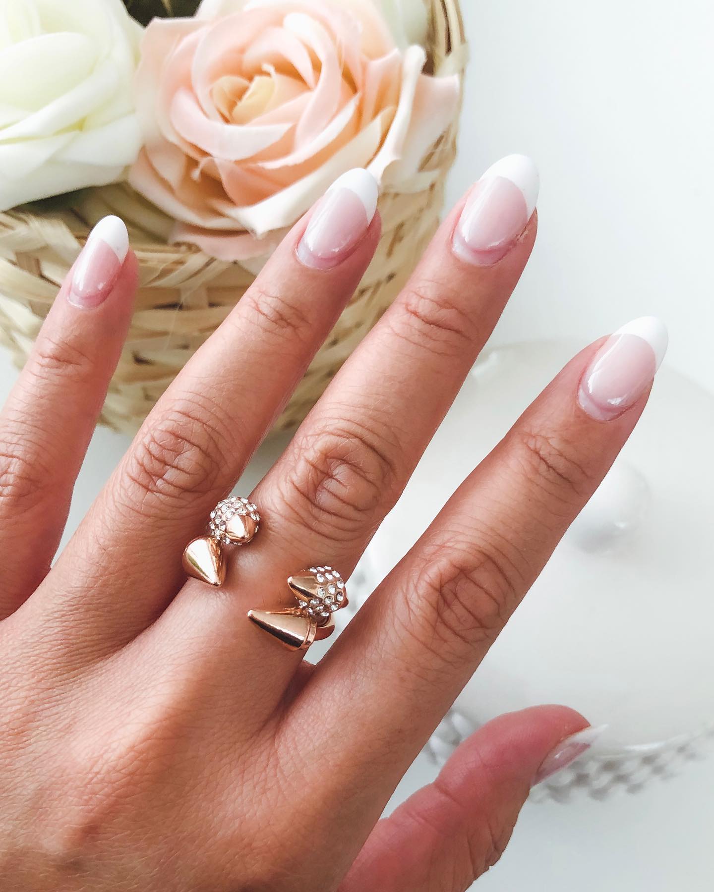 Spike Collection - Rose Gold Bling Ring