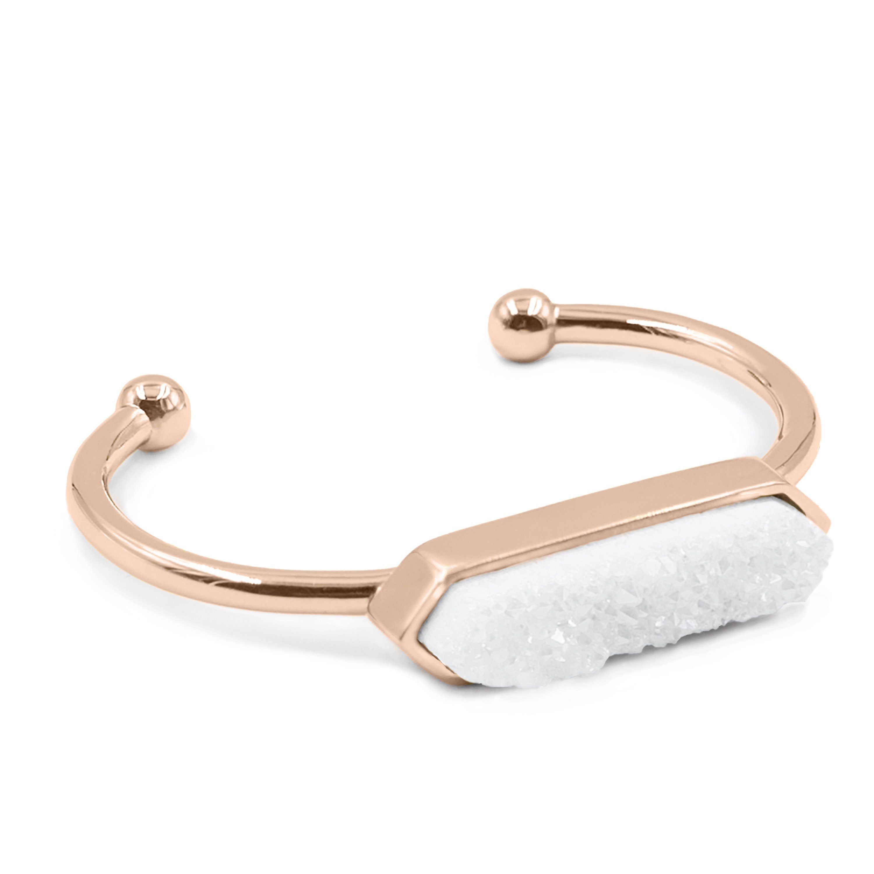 Bangle Collection - Rose Gold Quartz